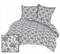 Pościel - pościel bawełna lux 200x220 + 2 poszewka B 388 koronka na białym - miniaturka - grafika 1