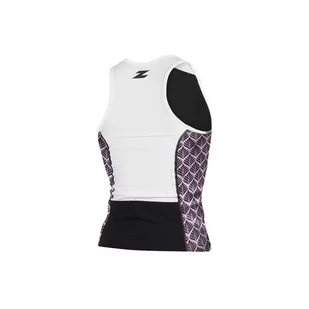 ZEROD Koszulka triathlonowa damska RACER SINGLET black series - Bielizna sportowa damska - miniaturka - grafika 2