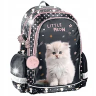 Plecaki szkolne i tornistry - PLECAK SZKOLNY TORNISTER DLA DZIEWCZYNKI KOT KOTEK KLASA 1 3 - miniaturka - grafika 1