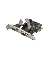 Kontrolery - Digitus Karta rozszerzeń/Kontroler RS232 PCI Express, 2xDB9, Low Profile, Chipset: MCS9901 - miniaturka - grafika 1