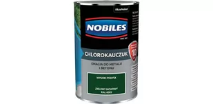 Nobiles Emalia chlorokauczukowa Nobiles do metalu i betonu zielony mchowy 0,9 l 5588229 - Emalie - miniaturka - grafika 1