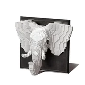 Klocki - Mural z klocków słoń 1625 elementów, dla wytrwałych konstruktorów, niesłychany efekt końcowy - miniaturka - grafika 1