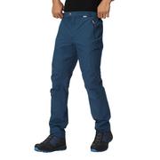 Spodnie męskie - Regatta Męskie Spodnie Trekkingowe Highton Niebieski, Rozmiar: 38S - miniaturka - grafika 1