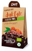 Inne słodycze - DOTI (produkty w deserowej czekoladzie) DAKTYLE W CZEKOLADZIE GORZKIEJ BEZGLUTENOWE BIO 50 g - DOTI BP-5906153204195 - miniaturka - grafika 1