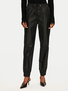 Noisy May Joggery Klay 27031014 Czarny Slim Fit - Spodnie damskie - miniaturka - grafika 1