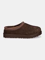 Kapcie damskie - UGG Skórzane kapcie "Tasman" w kolorze brązowym - miniaturka - grafika 1