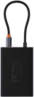 Huby USB - Hub USB-C 8w1 Baseus PioneerJoy HDMI 4K@60Hz + HDMI 4K@30Hz + DisplayPort 8K@30Hz + VGA + 2 x USB-A 3.0 + 2 x USB-C - szary - miniaturka - grafika 1