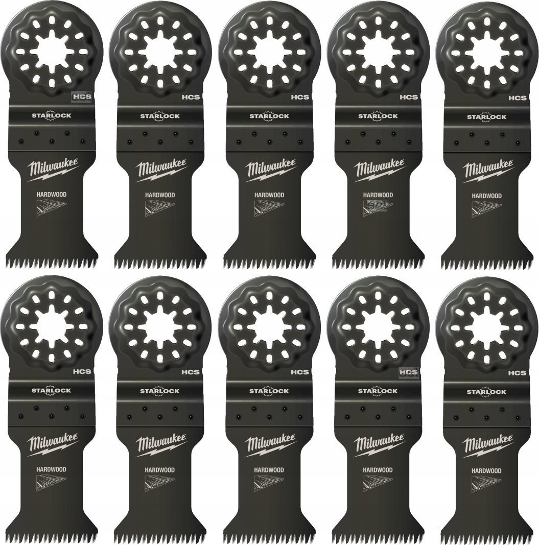 Milwaukee MILWAUKEE MT SAW BLADE 35 x 42mm /10pcs BIMETAL 3-EDGE FOR PLUG-IN CUTTING...