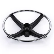 Meble modułowe i akcesoria - Pierścień podporowy do krzeseł roboczych, stal chromowana, 450 mm - miniaturka - grafika 1