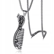 Łańcuszki - NASZYJNIK Srebrny Łańcuszek SMOK DRAPIEŻNIK 346 - miniaturka - grafika 1