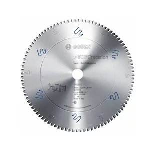 Bosch Piła tarczowa multimaterial top precision, 254 mm, 80 zębów - Akcesoria do elektronarzędzi - miniaturka - grafika 1
