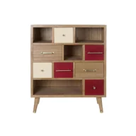 Komody - DKD Home Decor Komoda DKD Home Decor Metal Melamina 76 x 34 x 94.5 cm S3022644 - miniaturka - grafika 1