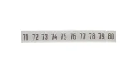Inne akcesoria elektryczne - Simet Oznacznik biały DK2Z5 71-80 89300006 (100szt.) 89300006 - miniaturka - grafika 1