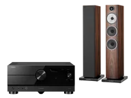 Kino domowe - Yamaha RX-A4A (czarny) + 704 S3 (mokka) - miniaturka - grafika 1