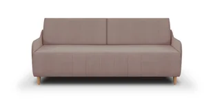 Kanapa sofa 3os z funkcją spania BEST jasno różowa - Sofy i kanapy - miniaturka - grafika 1