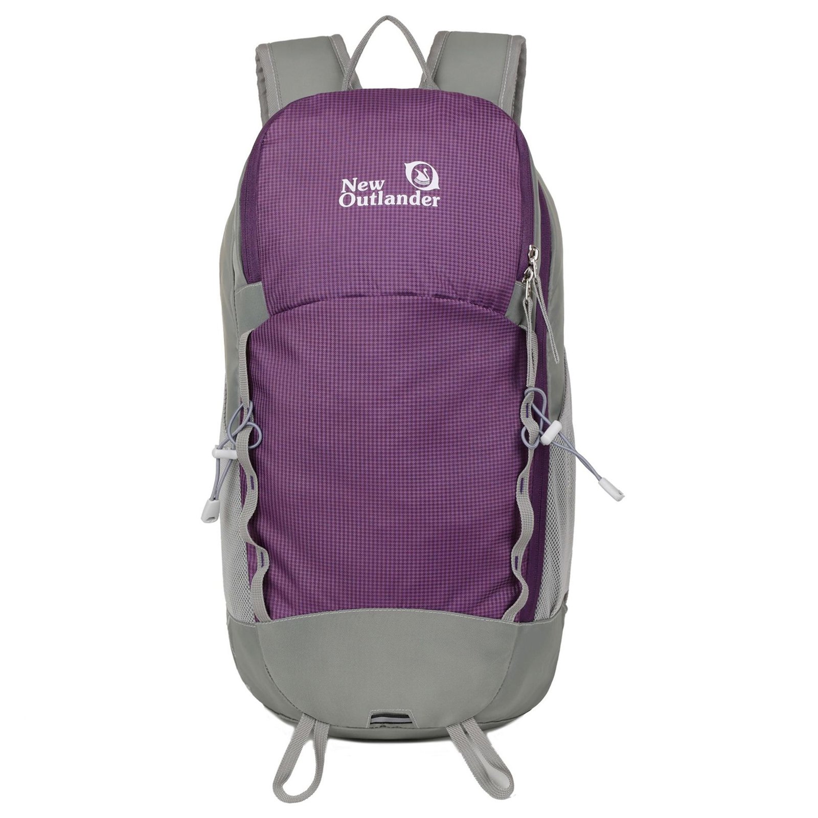Nowa torba outdoorowa Outlander 30L, składany plecak, wodoodporny i lekki, plecak podróżny dla mężczyzn i kobiet, fioletowy