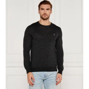 POLO RALPH LAUREN Wełniany sweter | Slim Fit - Swetry męskie - miniaturka - grafika 1