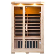 Sauny - Sauna na podczerwień 3-osobowa 120x120 cm grzejniki karbonowe Lahti2 Infrared - miniaturka - grafika 1