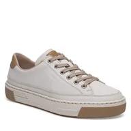 Sneakersy damskie - Sneakersy Rieker L8847-81 Beżowy - miniaturka - grafika 1