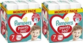 Pieluchy - Pampers Pieluchomajtki 7, 17+ kg, 114 szt. x2 - miniaturka - grafika 1