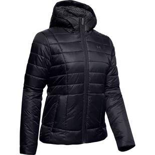 Kurtka damska Under Armour Insulated Hooded Jkt - Kurtki i kamizelki sportowe damskie - miniaturka - grafika 1