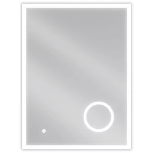 Mexen Kala lustro łazienkowe podświetlane z lusterkiem kosmetycznym 60 x 80 cm, LED 6000K, antypara - Lustra - miniaturka - grafika 1