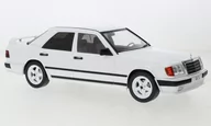 Samochody i pojazdy dla dzieci - Mcg Mercedes Benz W124 Tuning 1986 White  1:18 18343 - miniaturka - grafika 1