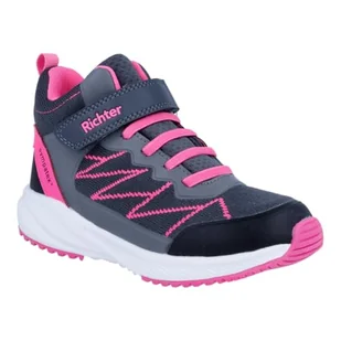 Richter Buty dziecięce Buddy Sneaker, City/Black/n.Pink, 32 EU - Buty dla dziewczynek - miniaturka - grafika 1