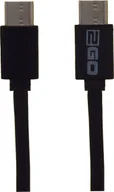 Kable USB - Kabel USB 2GO USB-C - USB-C 1 m Czarny (795849) - miniaturka - grafika 1