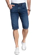 Spodenki męskie - Męskie szorty jeansowe Mustang HAMPTON BERMUDA W31 - miniaturka - grafika 1