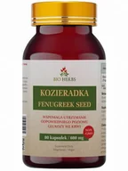 Suplementy naturalne - Bio Herbs, Kozieradka Utrzymanie Odpowiedniego Poziomu Glukozy We Krwi, 80 Kaps. - miniaturka - grafika 1