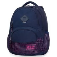 Plecaki szkolne i tornistry - COOLPACK Plecak Młodzieżowy Coolpack Dart DOTS PINK NAVY - miniaturka - grafika 1