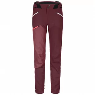 Spodnie damskie Ortovox W's Westalpen Softshell Pants Rozmiar: L / Kolor: czerwony - Spodnie sportowe damskie - miniaturka - grafika 1