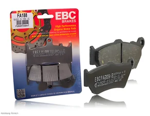 Klocki hamulcowe EBC FA426 Blackstuff Aramidowe klocki hamulcowe z ABE dla Beta M4 350 ccm rok 2004 - 2017 - Klocki hamulcowe - miniaturka - grafika 1