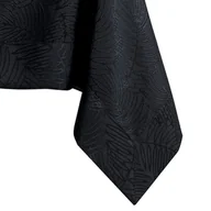 Obrusy i serwetki - Czarny obrus AmeliaHome Gaia Black, 110x160 cm - miniaturka - grafika 1