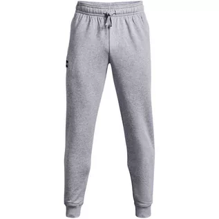 Spodnie męskie - Spodnie męskie Under Armour Rival Fleece Jogger jasnoszare 1357128 011-XXL - grafika 1