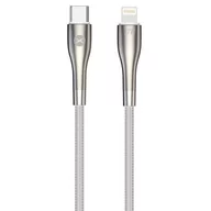 Kable USB - Kabel USB - Lightning FOREVER Sleek 27W 1 m Biały - miniaturka - grafika 1
