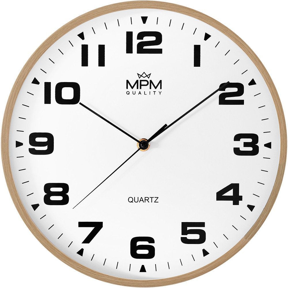 Zegar ścienny MPM E01.4462.5100 30,5 cm czytelny cichy .