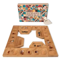 Gry planszowe - Mankala Uniwersalna - Dla 2-3-4 Graczy - Drewniana - miniaturka - grafika 1