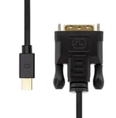 Adaptery i przejściówki - ProXtend Mini Displayport to DVI-D 24+1 1M Czarny - miniaturka - grafika 1