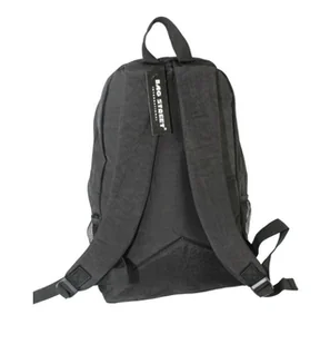 Praktyczny Plecak Materiałowy BAG STREET 2212 CZARNY 42 x 32 x 13 [cm] - Plecaki - miniaturka - grafika 6