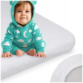 Prześcieradła dla dzieci - Prześcieradło do Lionelo Theo 86x50 Bawełniane do dostawki Lionelo Timon - miniaturka - grafika 1