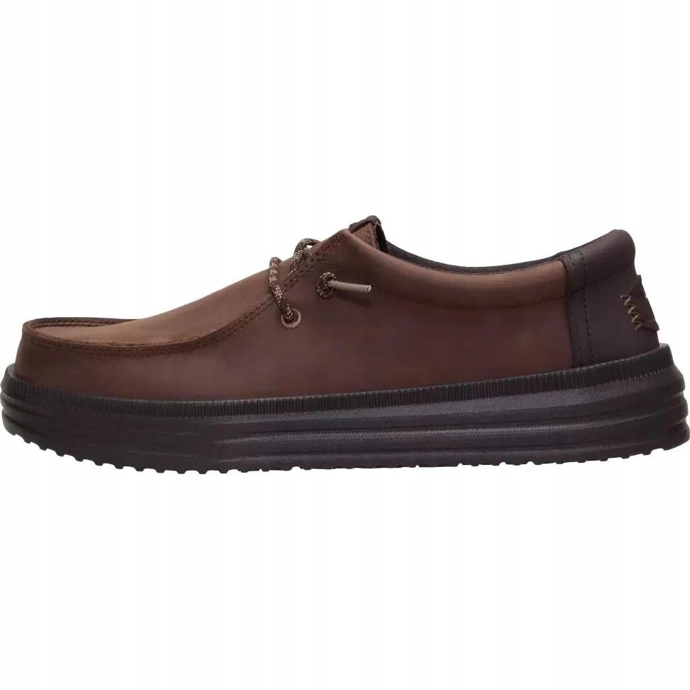HeyDude Męskie Skórzane Mokasyny Buty Półbuty Rev Tumbled Leather 41