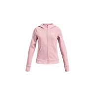 Bluzy dla dziewczynek - Bluza dziewczęca Under Armour Rival Fleece LU FZ Hoodie - miniaturka - grafika 1