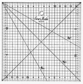 Akcesoria i części do maszyn do szycia - Donwei Linijka do patchworku i quiltingu 150x150mm 1515 - miniaturka - grafika 1