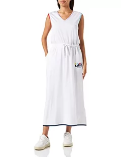 Love Moschino Damska sukienka o regularnym kroju bez rękawów, optical white, 38 - Sukienki - miniaturka - grafika 1