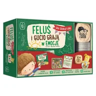 Gry planszowe - Gra edukacyjna NASZA KSIĘGARNIA Feluś i Gucio Grają w emocje - miniaturka - grafika 1