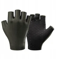 Rękawiczki rowerowe - Rękawiczki rowerowe Rockbros oddychające, krótkie palce, rozmiar: XXL - zielone - miniaturka - grafika 1