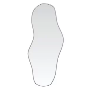 Lumarko Lustro ścienne, srebrne, 80x35 cm - Lustra - miniaturka - grafika 3