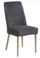 Krzesła - Actona Krzesło do jadalni Misty antracytowe/dąb AC-N21-221 - miniaturka - grafika 1